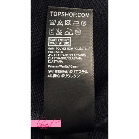 Topshop Belted Wrap Mini Dress Navy V-Neck Surplice Criss-Cross Crisscross Belt - Picture 11 of 12